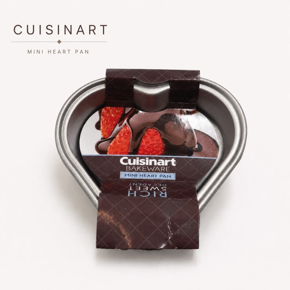 Cuisinart Mini Heart Springform Pan Set Nonstick Bakeware Valentine